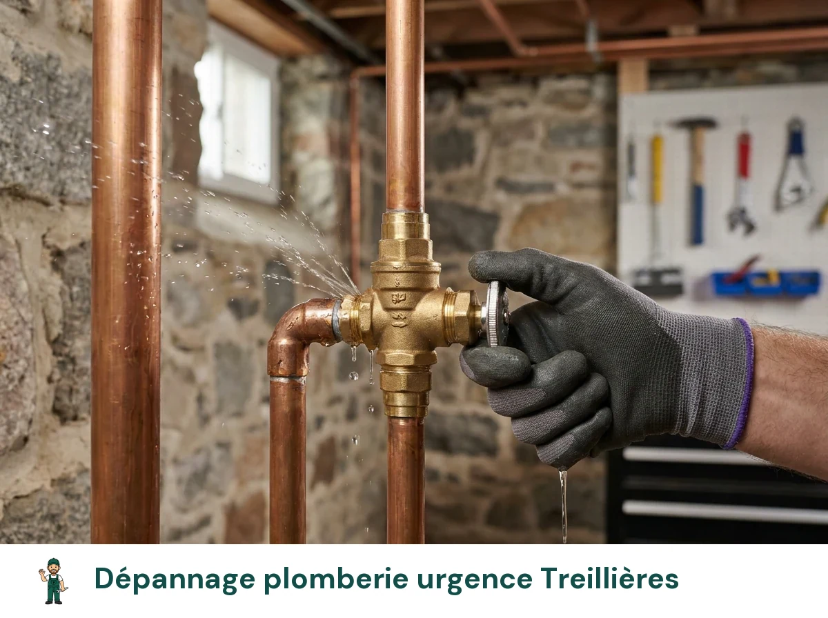 Dépannage plomberie urgence à Treillières