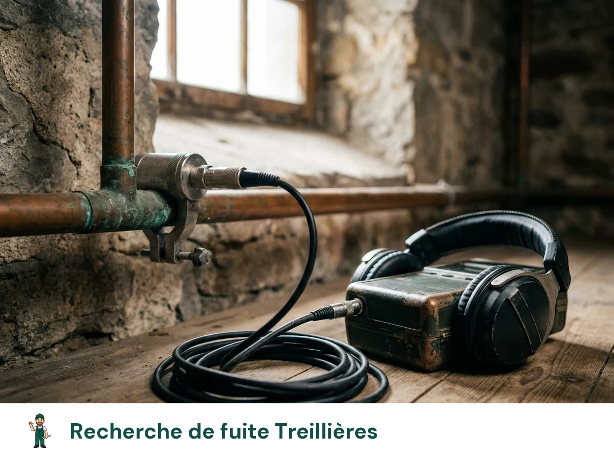 Recherche de fuite à Treillières