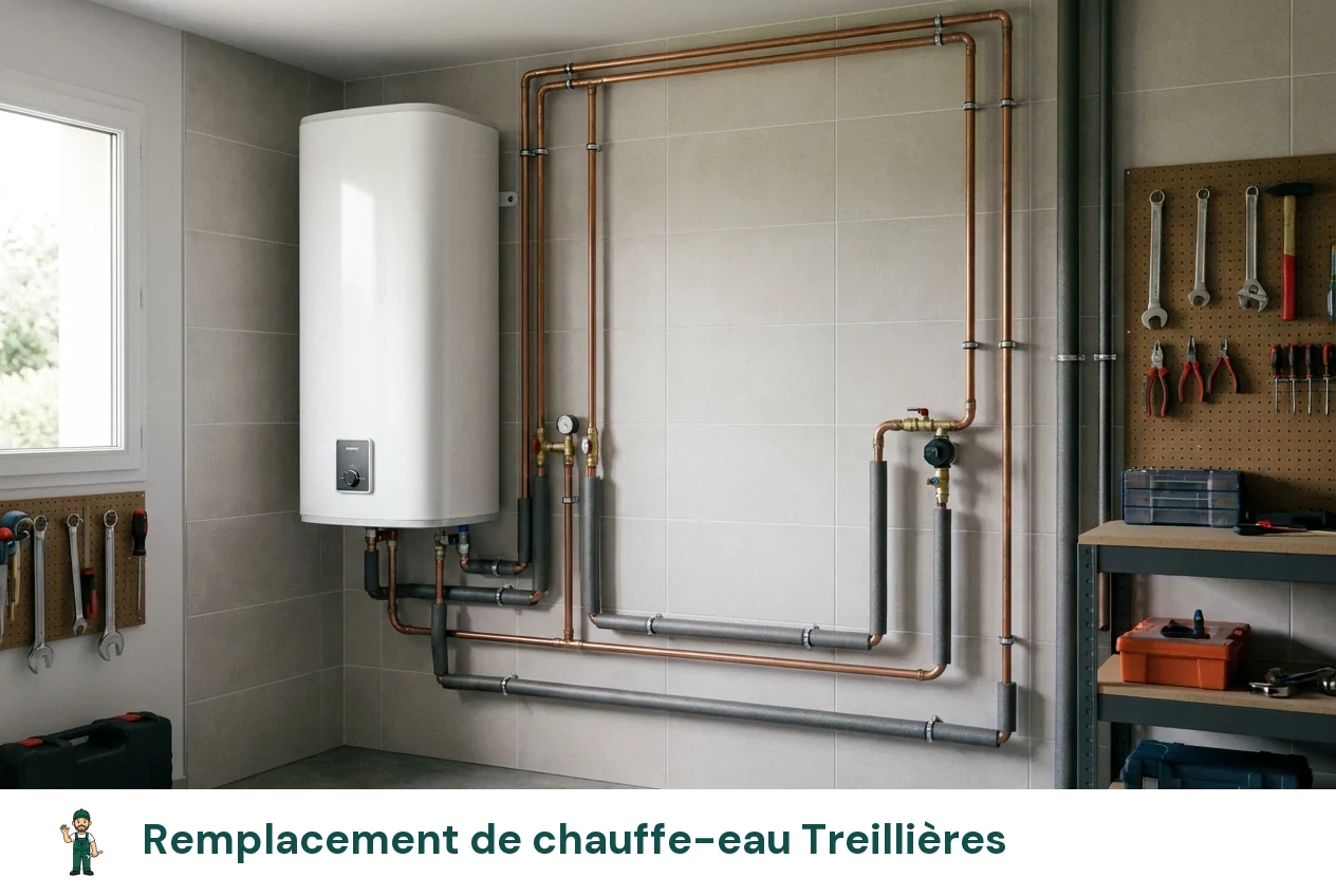 Remplacement de chauffe-eau à Treillières