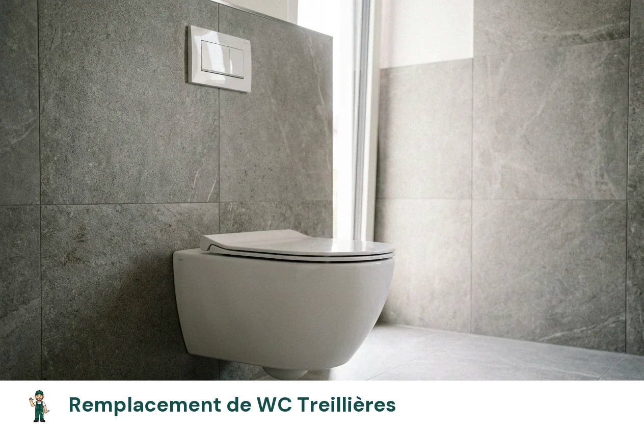 Remplacement de WC à Treillières