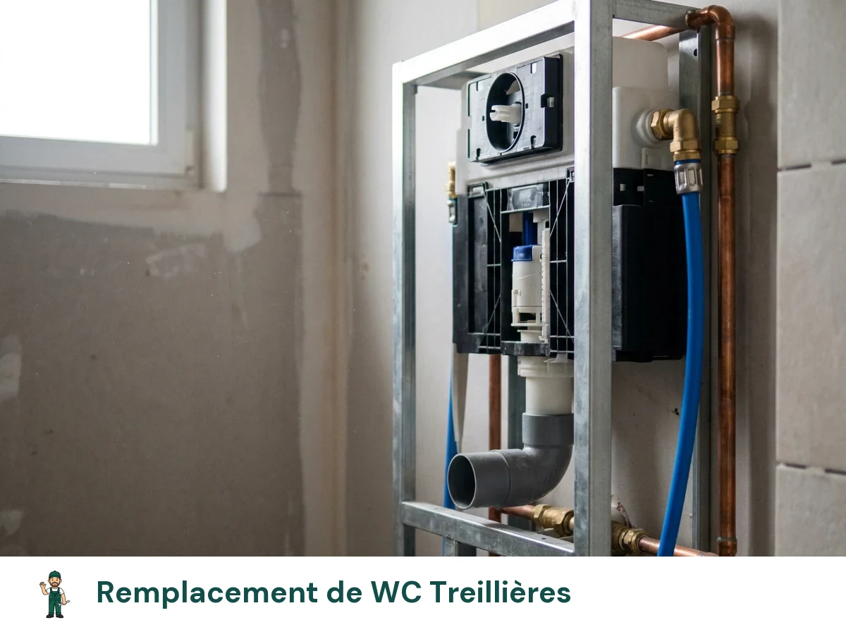Remplacement de WC à Treillières